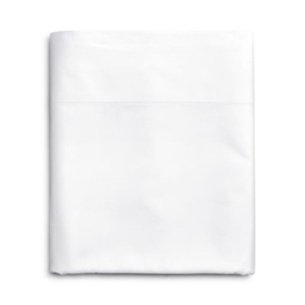 Hudson Park Collection White Egyptian Percale Fitted Sheet Twin NWT